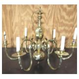 Brass Chandelier - 20" x 24"