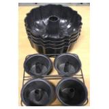 Lot of Metal Bundt Cake Pans