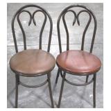 2 Chairs - 35" x 16" x 16"