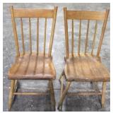2 Chairs - 32" x 16" x 16"