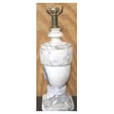 Marble Lamp - 15" Tall