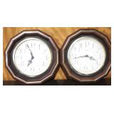2 Elgin Clocks - AS IS One Missing Glass