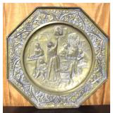 Brass Charger Plate - 16" x 16"
