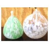 2 Oil Lamps - 4" Tall