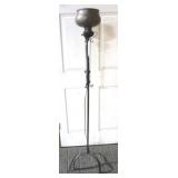 Floor Lamp w / Brass Shade - 63" Tall