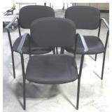 3 Chairs - 34" x 29" x 22"