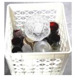 Lot of Assorted Items in Plastic Crate