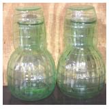 2 Bedside Table Water Sets - 7" Tall