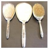 Silver Plated Vanity Set