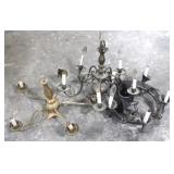 Lot of Metal Light Fixtures