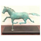 Metal Horse Statue - 8" x 12"