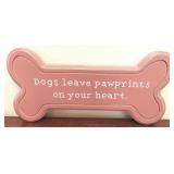 Dogs Wood Wall Hanging - 8" x 15"