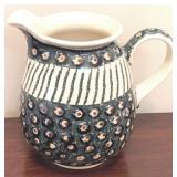 Handmade Polish Pitcher - 5" Tall