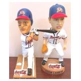 2 Danville Braved Bobbleheads - 9" Tall