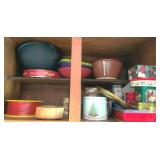 Cabinet Lot of Assorted Items