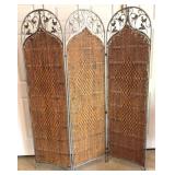 Folding Screen - 72" Tall - Panels are 19" Each