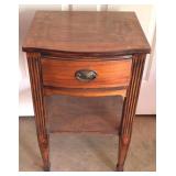 One Drawer Wood Stand - 27" x 14" x 16"