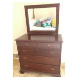 Craftique Dresser with Mirror - 36" x 63" x 21"