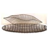 2 Metal Baskets - 27" Long