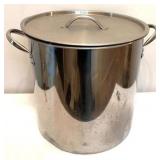 Stainless Steel Pot with Lid - 14" Tall