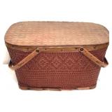 Red-Man Picnic Basket - 10" Tall