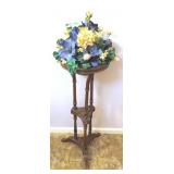 Plant Stand with Faux Plant - 37" x 14"