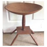 Wood Dough Bowl w/ Stand - 24" x 21" x 13"