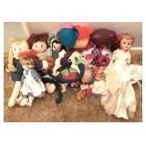 Lot of Assorted Dolls