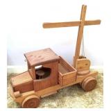 Wood Tow Truck - 25" x 26" x 10"