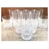 Set of 12 Glasses, 4" & 6" Tall