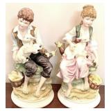 2 Andrea Statues - 9" Tall