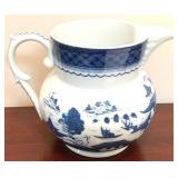 Mottahedeh Blue & White Pitcher - 7" Tall