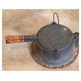 WagnerWare Cast Iron Waffle Iron - 15" x 9" x 6"