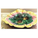 Majolica Plate - 9" x 7"