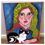 Kim Gregory Oil on Canvas - 25" x 18"