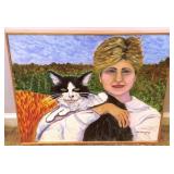 Kim Gregory Oil on Canvas - 21" x 25"