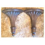 2 Wall Shelves - 12" Tall