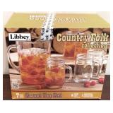 Libbey Country Folk Collection Sweet Tea Set