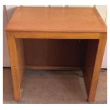 Wood Stand w/ casters - 26" x 29" x 19"