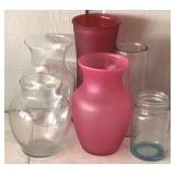 Lot of Glass Vases