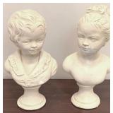 2 Statues - 9" Tall