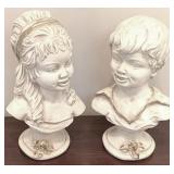 2 Statues - 10" Tall