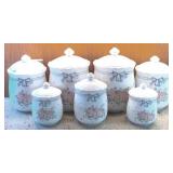 7 Piece Canister Set - 6", 8", 9", & 10" Tall