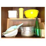 Cabinet Lot of Items