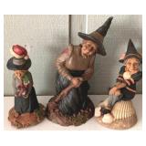 Tom Clark 3 Witch Figures - 12" Tall