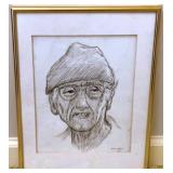 Bob Jones Pen & Ink Drawing - 21" x 18"