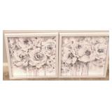 2 Canvas Prints - 13" x 13"