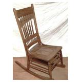 Antique Rocker - 40" x 17" x 32"