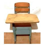 Vintage School Desk - 22" x 19" x 23"