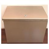 Metal Lock Box - 12" x 14" x 9.5"